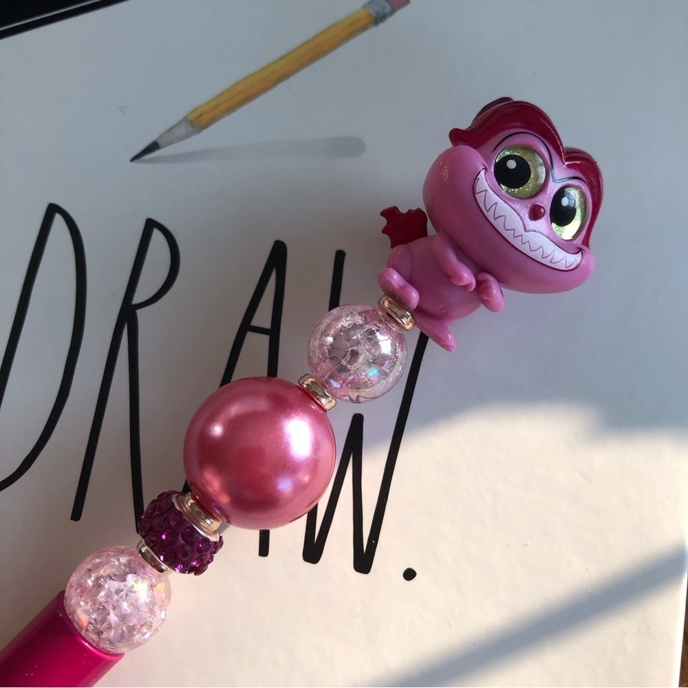 Disney doorables: Hercules: Pain handmade beaded pen